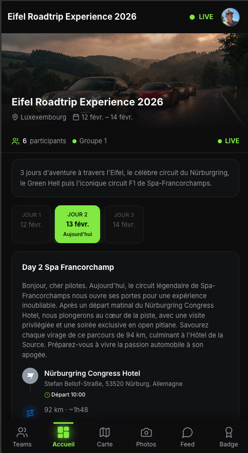 CurvzEvent Dashboard